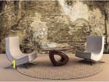 Broken Concrete Wall Mural Shallow Open Sea 3d Wallpaper Mural Wall Paper Background Furniture