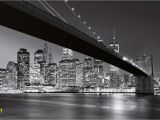 Brooklyn Bridge Black and White Wall Mural Fototapete Brooklyn Bridge Ny 8 Teilig 366×254 Cm