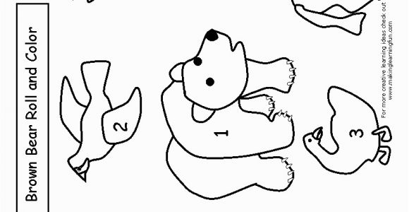 Brown Bear Brown Bear Coloring Pages Brown Bear Brown Bear What Do You See Coloring Page