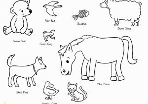 Brown Bear Brown Bear What Do You See Coloring Pages Brown Bear Coloring Page Eric Carle Coloring Home