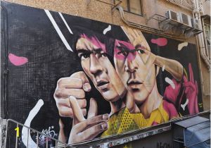 Bruce Lee Wall Mural the Best Street Art In Hong Kong