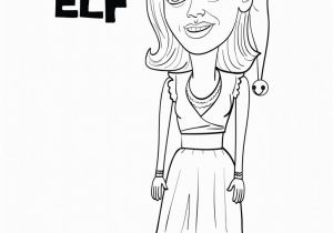 Buddy the Elf Movie Coloring Pages Buddy the Elf & Jovie Coloring Pages