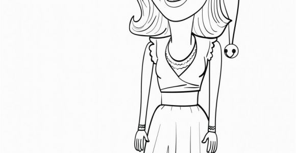 Buddy the Elf Movie Coloring Pages Buddy the Elf & Jovie Coloring Pages