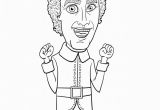 Buddy the Elf Movie Coloring Pages Zooey Deschanel