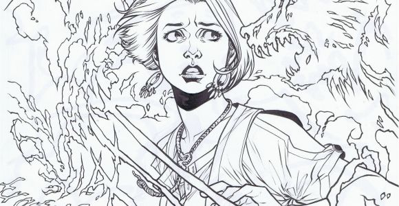Buffy Coloring Pages Buffy the Vampire Slayer Season 10 Dark Horse issue 04 Page