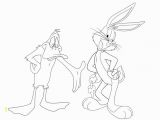 Bugs Bunny and Daffy Duck Coloring Pages Bugs Bunny and Daffy Duck