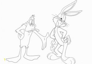 Bugs Bunny and Daffy Duck Coloring Pages Bugs Bunny and Daffy Duck