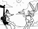 Bugs Bunny and Daffy Duck Coloring Pages Daffy Duck