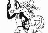 Bugs Bunny and Daffy Duck Coloring Pages Looney Tunes On Pinterest