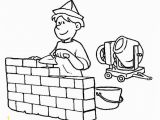 Building Construction Coloring Pages Download Colouring Pages for Kids Occupations