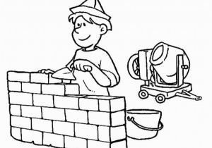 Building Construction Coloring Pages Download Colouring Pages for Kids Occupations