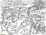 Building the Temple Coloring Pages Moses and the israelites Build the Tabernacle Coloring Page This