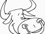 Bull Head Coloring Page Bull Head Coloring Page Free Bull Coloring Pages