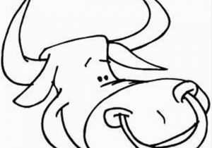 Bull Head Coloring Page Bull Head Coloring Page Free Bull Coloring Pages