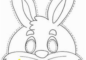 Bunny Mask Coloring Page 48 Best Mask for Kids Images