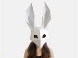 Bunny Mask Coloring Page Rabbit Mask Bunny Mask Papercraft Template Diy Printable