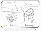 Burning Bush Coloring Page Moses and the Burning Bush Bible Coloring Pages