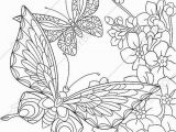 Butterflies and Flowers Coloring Pages for Adults butterfly and Flower Coloring Pages for Adults at