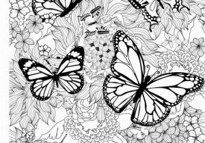 Butterflies and Flowers Coloring Pages for Adults Get This Free Printable butterfly Coloring Pages for