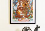 Buy Mural Paintings Online Buy Ardhanarishwara Kerela Murals 19 6in X 14in Line