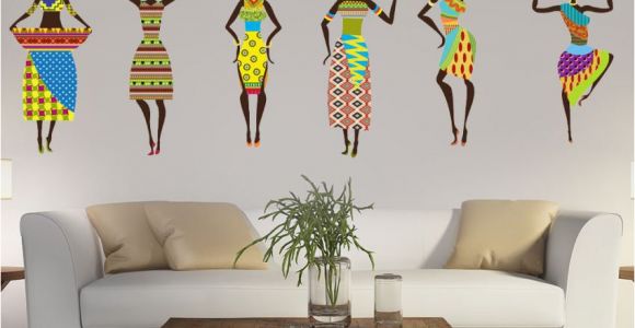 Buy Wall Murals Online India Newwaydecals Wonderful Art Dance Pvc Multicolour Wall Stickers