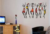 Buy Wall Murals Online India Stickerskart Wall Stickers Wall Decals African Dancing Women 5761 50×70 Cms