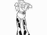 Buzz Woody Coloring Pages Cowgirl Jessie From toy Story Coloring Sheets Enjoy