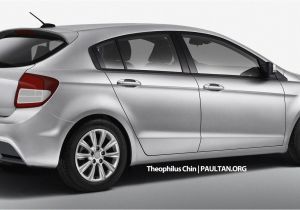 Cabela's Wall Murals Proton Preve Hatchback – A Sketch Of the Rear Carstation