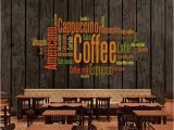 Cabin In the Woods Wall Mural Vintage Wallpaper 3d Retro Coffee Letters Wall Murals