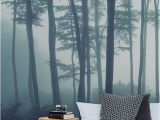 Calming Wall Murals Sea Of Trees forest Mural Wallpaper Muralswallpaper