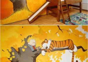 Calvin and Hobbes Mural Calvin & Hobbes Treehouse Bedroom who Wouldn T Want that