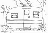 Camper Trailer Coloring Pages Instant Download Vintage Travel Trailer Printable Coloring Page