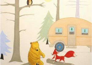 Camping themed Wall Murals Camp Hawk Print 8×8" Kids Art Baby and Kids Room Decor