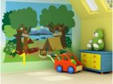 Camping themed Wall Murals Camping Room Decorations