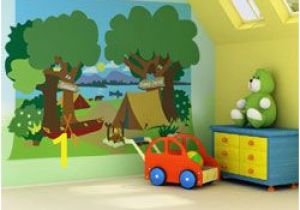 Camping themed Wall Murals Camping Room Decorations