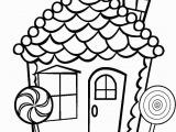 Candy Coloring Pages for Gingerbread House Candy Coloring Pages for Gingerbread House Color Printable