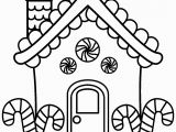 Candy Coloring Pages for Gingerbread House Full House Coloring Pages