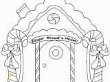 Candy Coloring Pages for Gingerbread House House Drawing Picture at Getdrawings