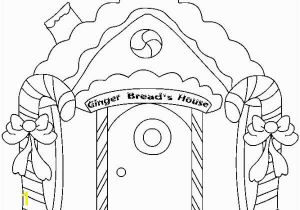 Candy Coloring Pages for Gingerbread House House Drawing Picture at Getdrawings