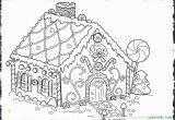 Candy Coloring Pages for Gingerbread House House Drawing Picture at Getdrawings