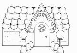 Candy Coloring Pages for Gingerbread House Mormon Gingerbread House