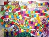 Candyland Wall Mural Incredible Diy Hand Painted Candy Land Board Game Mural Kids Play