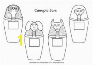 Canopic Jar Coloring Pages 115 Best Canopic Jars Images On Pinterest