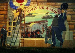 Cape Girardeau Flood Wall Mural President Taft and I Both Visit Cape Girardeau – Cape