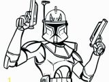 Captain Rex Clone Trooper Coloring Pages Color Free Clipart 487