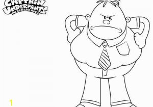 Captain Underpants Printable Coloring Pages Captain Underpants Movie Mr Krupp Coloring Page