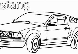 Car Coloring Pages for Kids Printable Mustang Coloring Pages for Kids