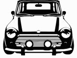 Car Wall Murals Uk D183 Classic Mini Cooper Vinyl Wall Art Car Sticker Room Decal Car