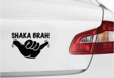 Car Window Murals 14 9 9cm New Vinyl Car Body Stickers Shaka Brah Hawaii Aloha Surf