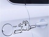 Car Window Murals Funny Cat Vinyl Car Laptop Window Tank Wall Sticker Decals Bowl Cat